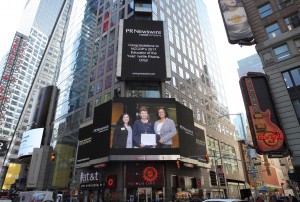 Check us out in Times Square!  Congratulations, again, Ivette Rivera-Ortiz, our 2017 Educator of the Year!